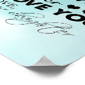 Mein Mutter-Design | Brief an Mami Poster (Ecke)