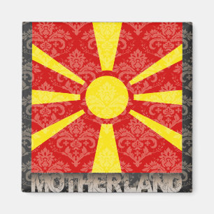 Mein Mutterland Mazedonien Magnet