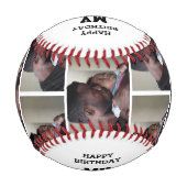 Mein MVP Personalisiertes FOTO Baseball (Rückseite)