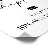 Mein nächstes Kapitel beginnt bei der Graduierungs Poster (Ecke)