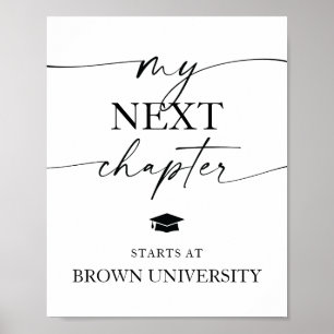 Mein nächstes Kapitel beginnt bei der Graduierungs Poster