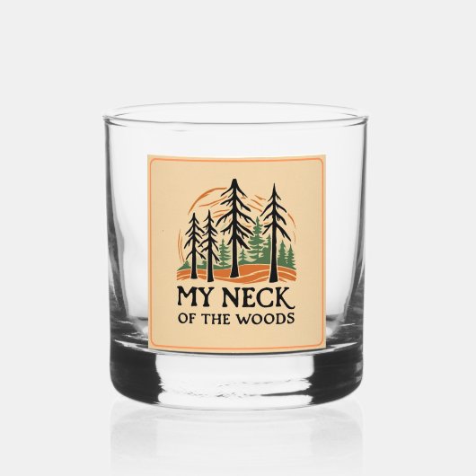 Mein Nacken der Whiskybrille aus Woods Whiskyglas (Vorderseite)