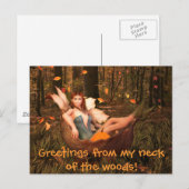 Mein Nacken des Waldes Postkarte (Vorne/Hinten)