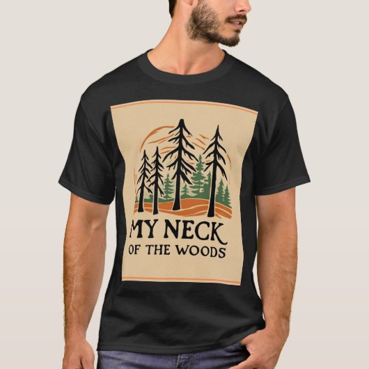 Mein Nacken des Woods Basic-T - Shirt (Vorderseite)