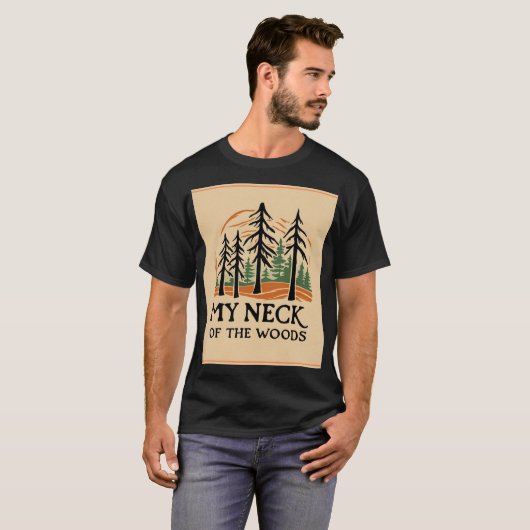 Mein Nacken des Woods Basic-T - Shirt (Vorne ganz)