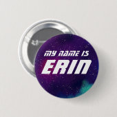 Mein Name ist _______ anpassbare Galaxie Button (Vorne & Hinten)