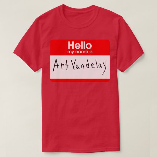 Mein Name ist Art Vandelay T-Shirt (Design vorne)