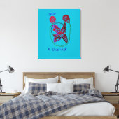 Mein Name ist Blossom  Leinwanddruck (Insitu (Schlafzimmer))