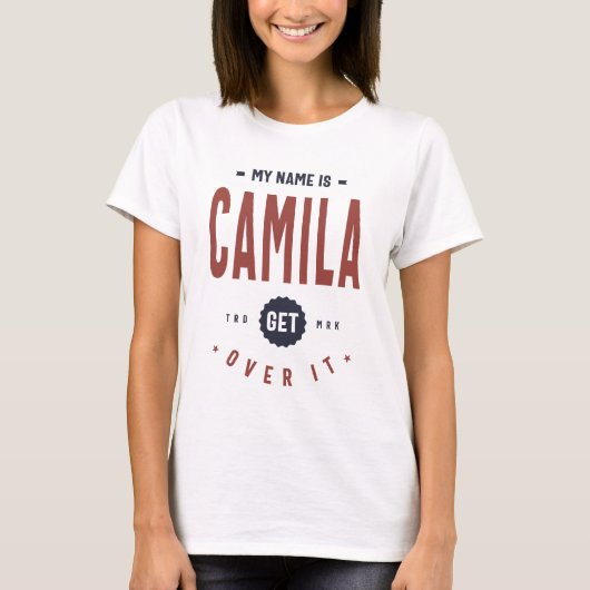 Mein Name ist Camila, die es übersteht T-Shirt (Vorderseite)