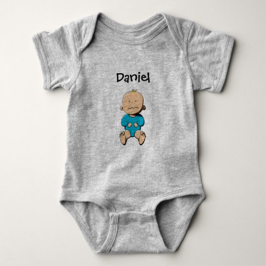 Mein Name ist... Daniel Baby Strampler (Vorderseite)