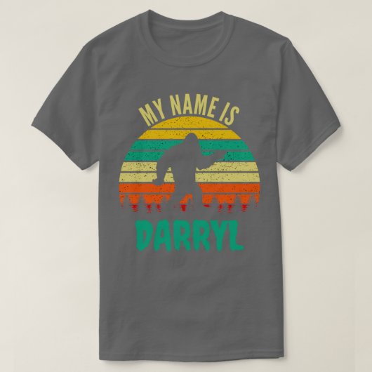 Mein Name ist Darryl Funny Bigfoot T-Shirt (Design vorne)