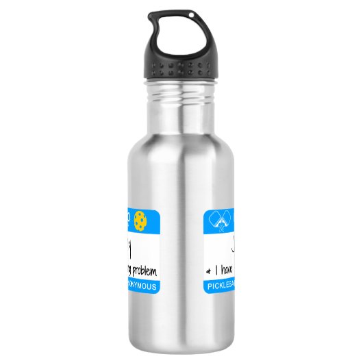 Mein Name ist |, das ich ein Dinking Problem | Edelstahlflasche (Rückseite)