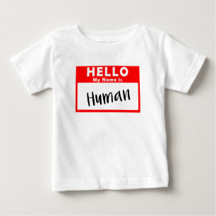 Mein Name ist ein neutraler, nicht binärer Tag für Baby T-shirt