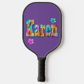 Mein Name ist Karen, Pickleball Paddle (Rückseite)