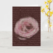 "Mein Name ist Liebe" Blumenpoesie-Gruß-Karte Karte (Gelbe Blume)