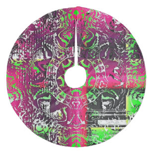 Mein Name ist nicht Donna Fleece Weihnachtsbaumdecke