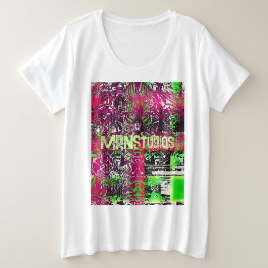 Mein Name ist nicht Donna Große Größe T-Shirt (Design vorne)