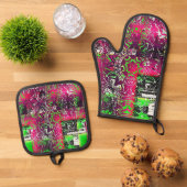 Mein Name ist nicht Donna Ofenhandschuh & Topflappen-Set (Oben Unten)