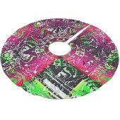 Mein Name ist nicht Donna Polyester Weihnachtsbaumdecke (Schrägansicht)