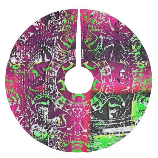 Mein Name ist nicht Donna Polyester Weihnachtsbaumdecke (Vorderseite)