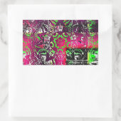 Mein Name ist nicht Donna Rechteckiger Aufkleber (Tasche)