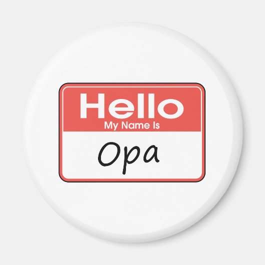 Mein Name ist Opa Magnet (Vorne)