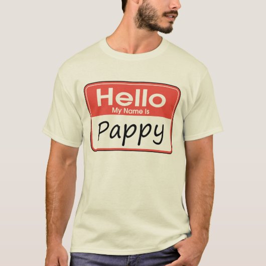 Mein Name ist Pappy T-Shirt (Vorderseite)