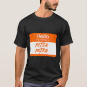 Mein Name ist Peter Pumpkin Eater Funny Hallowe T-Shirt (Vorderseite)