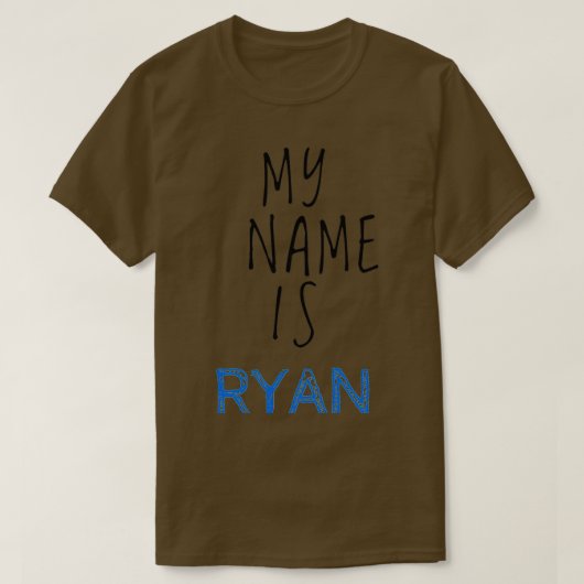 Mein Name ist Ryan T-Shirt (Design vorne)