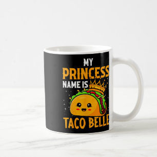 Mein Name ist Taco Belle - Funny Pun Cinco D Kaffeetasse