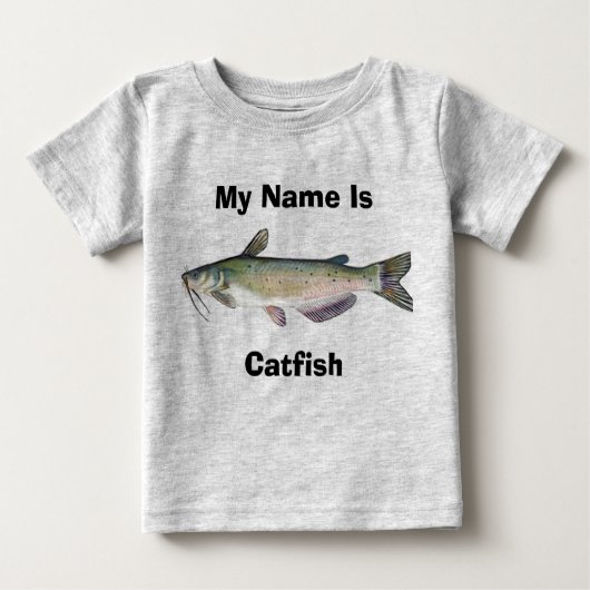 Mein Name ist, Wels Baby T-shirt (Vorderseite)