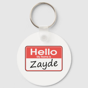 Mein Name ist Zayde Schlüsselanhänger