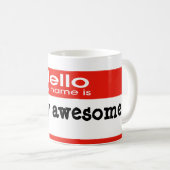Mein Name Kaffeetasse (VorderseiteRechts)