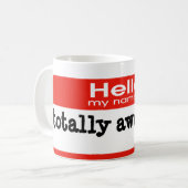 Mein Name Kaffeetasse (Vorderseite Links)