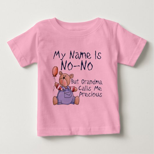 Mein Name lautet Nein Baby T-shirt (Vorderseite)