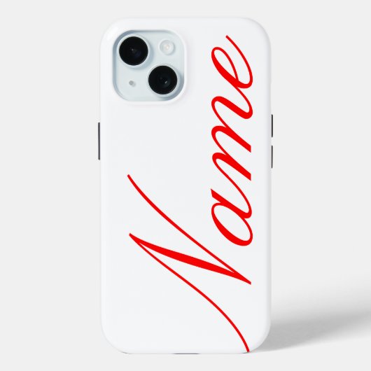Mein Name - schöner iPhone-Fall Case-Mate iPhone Hülle (Rückseite)