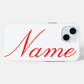 Mein Name - schöner iPhone-Fall Case-Mate iPhone Hülle (Rückseite (Horizontal))