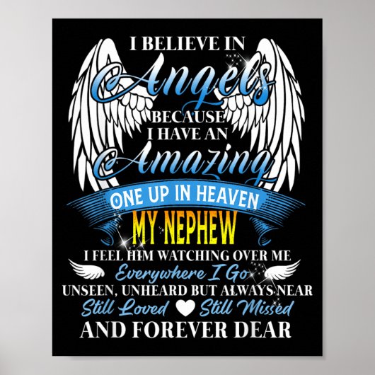 Mein Neffe ein Engel im Himmel Poster (Vorne)
