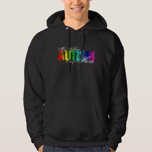 Mein Neffe mein Held - Autismus Hoodie (Vorderseite)