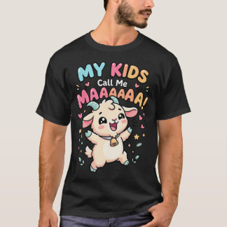 Mein Nenn Mich Maaa Lustige Ziege Mama Bauernhof M T-Shirt