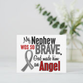 Mein Nephew ist ein Hirnkrebs des Engels 1 Postkarte (Stehend Vorderseite)