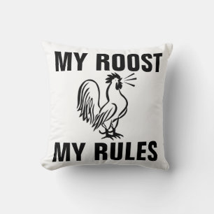 MEIN NEST MEINE REGELN HAHN-KISSEN KISSEN