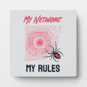 Mein Netzwerk, meine Regeln herrschen IT Fotoplatte (Vorderseite)