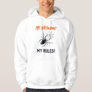 Mein Netzwerk, meine Regeln herrschen IT Hoodie