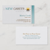 Mein neuer Karriere-Zug - kundenspezifischer Visitenkarte (Vorne/Hinten)