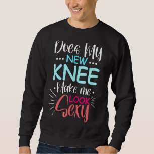 Mein neuer Knie-Ersatz für Acl Operation Warrior R Sweatshirt