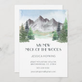 Mein neuer Nacken der Wasserfarbe des Waldes Ankündigung (Vorne/Hinten)