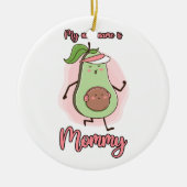 Mein neuer Name ist Mama Keramik Ornament (Vorne)