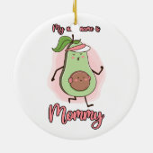 Mein neuer Name ist Mama Keramik Ornament (Hinten)