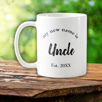 Mein neuer Name ist Onkel New Oncle Coffee Tasse